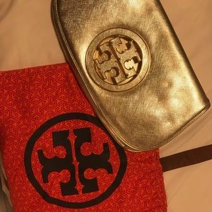 Tory Burch Amanda Metallic Gold Bag